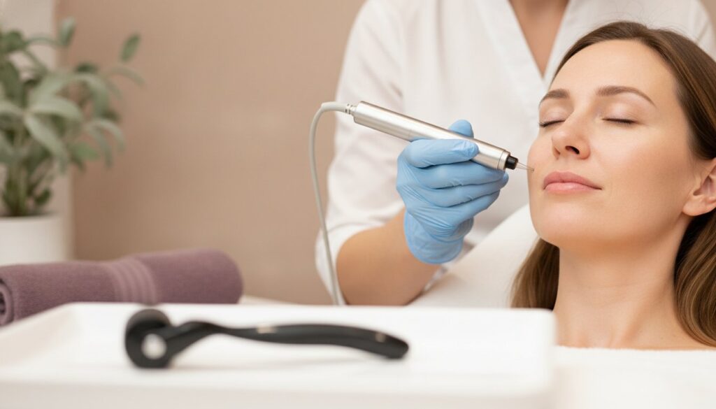Professional vs At-Home Microneedling: Why Precision and Safety Define Your Results